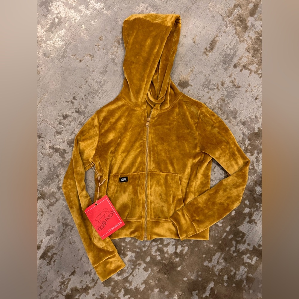 Brand new with tags Tiger Friday velour jacket